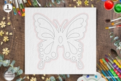Butterfly Laser Cut | Glowforge | SVG Product Image 2