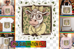 Timeless PNG TSHIRT Designs, Cute Cow Product Image 1