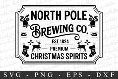 North Pole Brewing Co.Svg | Christmas svg Product Image 1