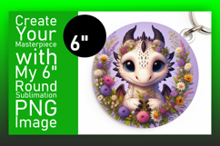 Dynamic Circle Design Coaster Template , Dragon Product Image 1