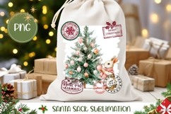Christmas Tree Santa Sack, Christmas Gift Bag Product Image 1