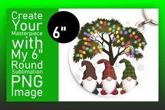 Gorgeous Circle Design Keychain Template , Gnomes Product Image 1