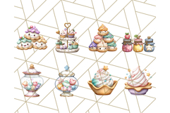 Princess Tea Party PNG Clipart with Teacups &amp; Fancy Treats Product Image 9