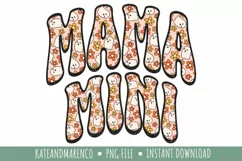 Mama PNG | Mini PNG | Halloween PNG | Fall Sublimation Product Image 2