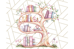 Bookish Fairy PNG Clipart, Whimsical Reading Elements Png Product Image 5