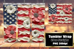 Liberty's Emblem 3D Tumbler Wrap Design - 20oz Product Image 1