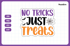 Halloween Small Business Packaging Sticker | Just Treats Product Image 3