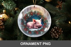 3D christmas ornament - pig Product Image 1