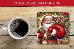 square coaster - santa claus Product Image 1
