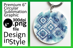 Dynamic Round Design Car Coaster PNG , Watercolor Patter Product Image 1