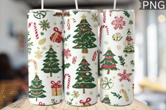 Christmas Tree Tumbler Wrap -High Quality 300 Dpi Product Image 1