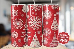 Christmas Red Tumbler | Christmas Tumbler Wrap Product Image 1
