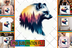 LUMINOUS Tote Bag Designs PNG, Animals Art Product Image 1