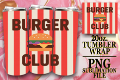 JOYFUL NIGHTS 20oz TUMBLER WRAP, Retro Food Product Image 1