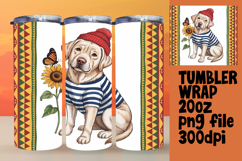 GIFT-WORTHY 20oz Tumbler Template , Cute Dog Product Image 1