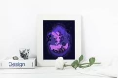 Fairy and fairy tale papercut / Fairy paper cut Product Image 3
