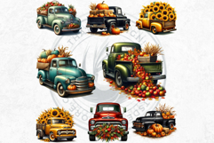 Rustic Harvest Fall clipart set, Autumn Pumpkin thanksgiving Product Image 9