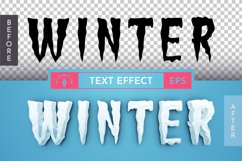 Winter Editable Text Effect, Graphic Style Product Image 2
