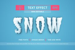 Winter Editable Text Effect, Graphic Style Product Image 3
