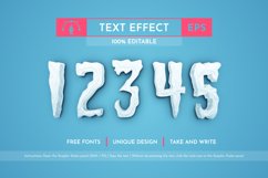 Winter Editable Text Effect, Graphic Style Product Image 4