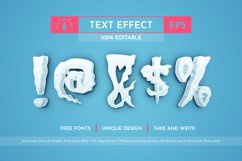 Winter Editable Text Effect, Graphic Style Product Image 5