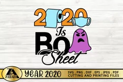 Halloween SVG PNG EPS DXF 2020 Is Boo Sheet SVG 2020 Files Product Image 7