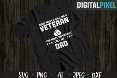 Some People Call Me A Veteran SVG PNG DXF Circut Cut Veteran Product Image 1