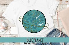 Blue Planet Sublimation PNG Product Image 1