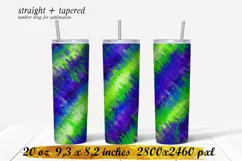 Tie Dye tumbler,abstract tumbler,20oz skinny tumbler Product Image 1