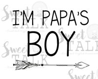 I&#039;m Papa&#039;s Boy/Instant digital download Product Image 1