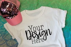 Mermaid shirt Craft mock up | High Resolution JPEG Product Image 2