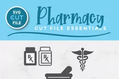Pharmacist svg icons, pharmacy svg icons for crafters Product Image 2
