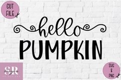 Hello pumpkin SVG| Vinyl cutting | Pumpkin t-shirt design Product Image 2