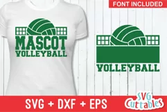 Volleyball SVG | Volleyball Template 0034 | Shirt Design Product Image 1