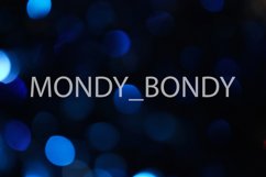 Blurred bokeh circles in blue. close-up. Festive background. Product Image 1