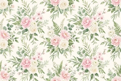 Watercolor seamless repeat pattern Mother's Day Product Image 1