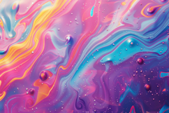 Colorful Liquid Paint Background Wallpaper Product Image 1