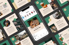 Coffee Shop - Instagram Post Google Slides Template Product Image 1