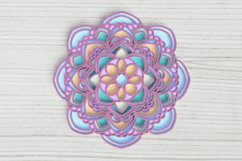 Mandala laser cut file - Layered Mandala Product Image 1