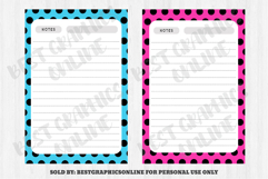 Printable Note Paper, Writing Papers Set, Notebook Pages Product Image 3