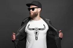 Western design cow skull png cactus desert cowboy png Product Image 4