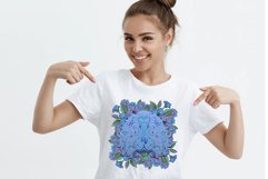 Virgo png zodiac sign floral vintage boho 3 PNG Product Image 3