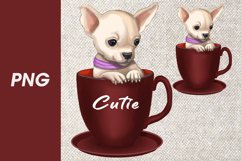 Chihuahua png little dog png cutie dog png sublimation Product Image 1