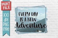 Mountains Sublimation Design Product Image 1