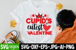 Cupid Cutest Valentine SVG Cut File,Valentine SVG Cut File Product Image 3