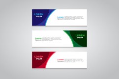 Vector abstract design banner web template. Product Image 1