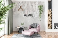 Wall mockup - Wallpaper mockup - Living room Product Image 1