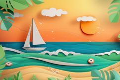 Paper Art Background Wallpaper Product Image 1