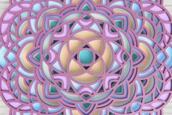 Mandala laser cut file - Layered Mandala Product Image 2