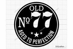 77th Birthday Svg Png, Vintage 1946 svg, Aged to perfection Product Image 2